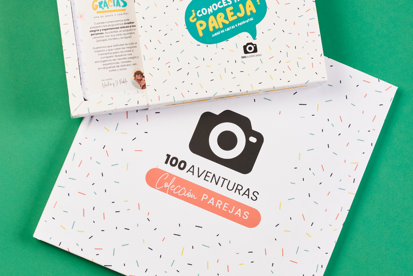 Pack de Conexión Profunda: Álbum 100 Aventuras y Cartas para Parejas