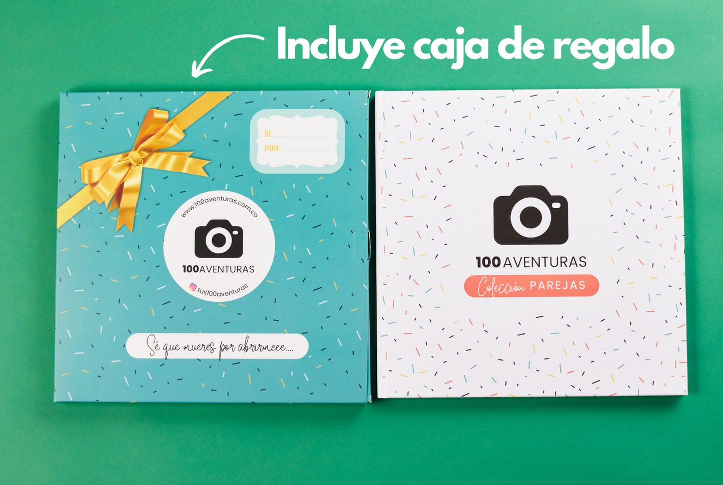 Pack de Conexión Profunda: Álbum 100 Aventuras y Cartas para Parejas