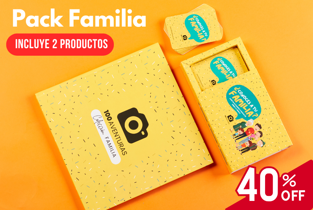 Pack Familiar: Cartas y Álbum 100 Aventuras para Niños y Jóvenes